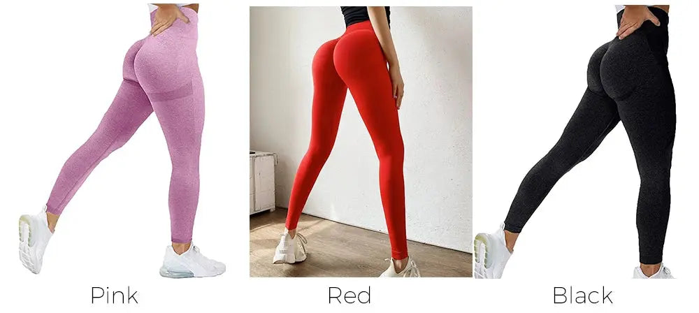 Legging de Gymnastique & Fitness Sans Couture | Taille Haute, Sexy et Respirant Lunacomfort