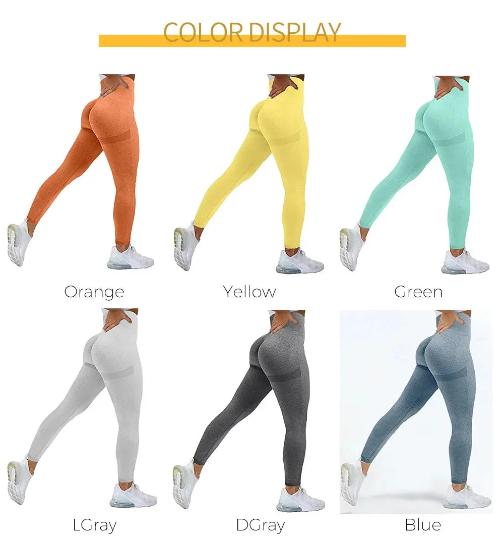 Legging de Gymnastique & Fitness Sans Couture | Taille Haute, Sexy et Respirant Lunacomfort