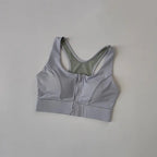 Soutien-Gorge Sport à Zip Frontal Femme | Fort Maintien, Bonnets Fixes Push-Up Lunacomfort
