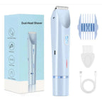 Tondeuse Électrique Femme - Jambes, Aisselles, Maillot - Tête Amovible Lunacomfort